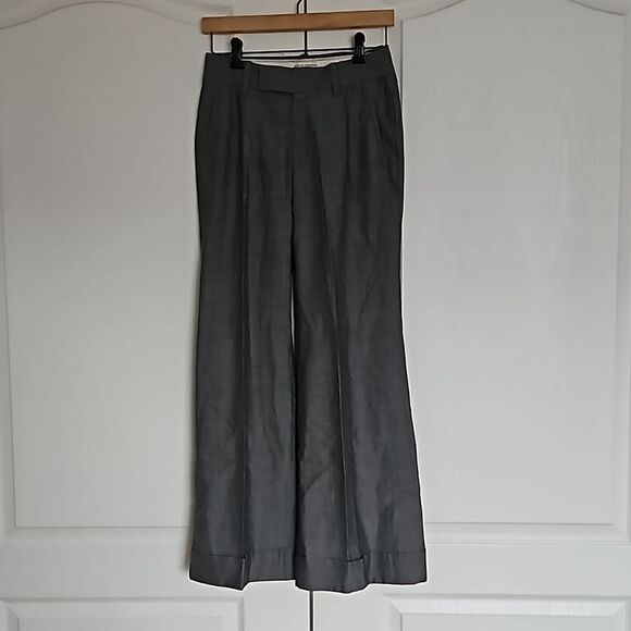 Banana Republic Pants - Banana Republic Women's Mid-Rise Flared Pants Gray Size 0